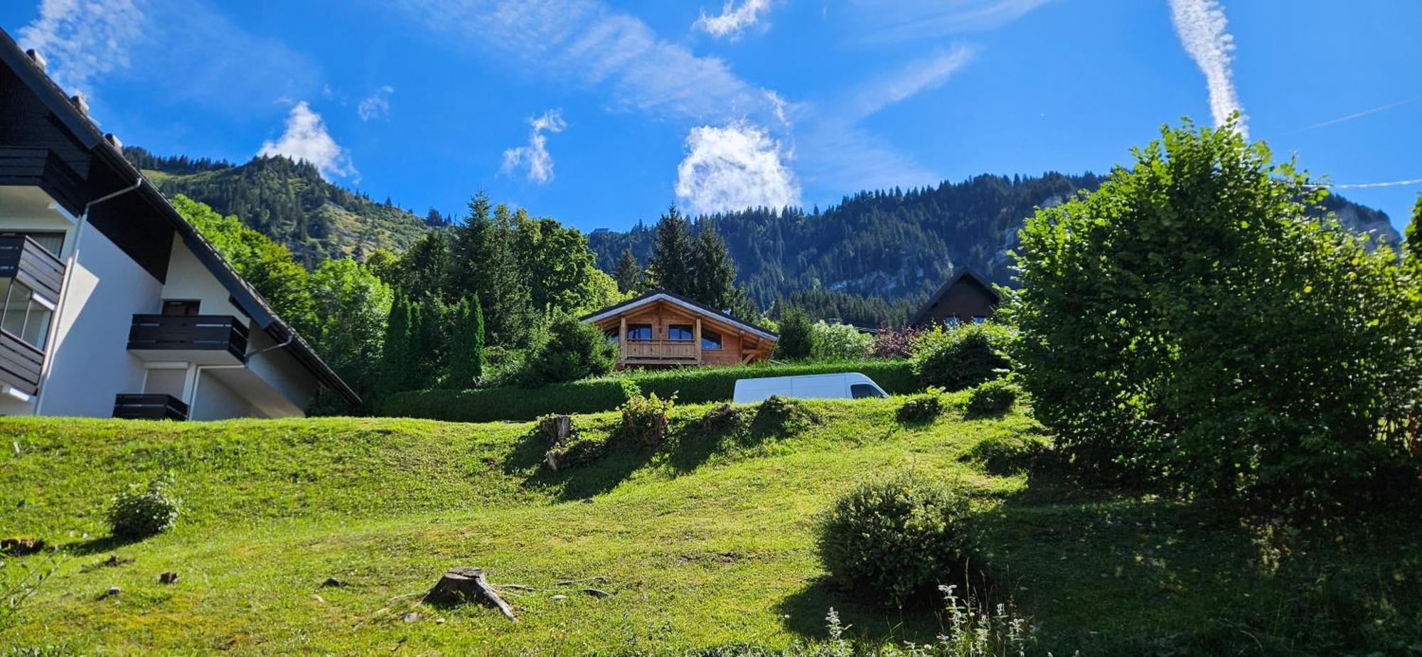 Chalet Les Alpages Vue Panoramique Sur Le Lac Leman Thollon-les-Memises Exterior photo